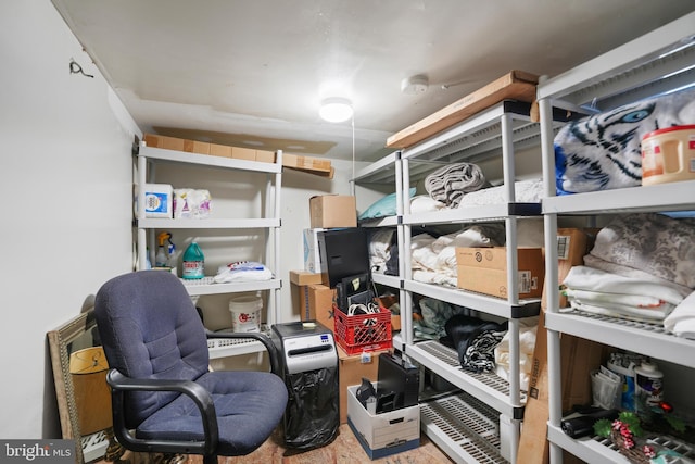 view of storage