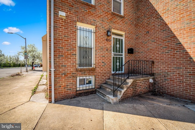 820 S Paca St, Baltimore, MD 21230 - view of exterior entry with brick siding