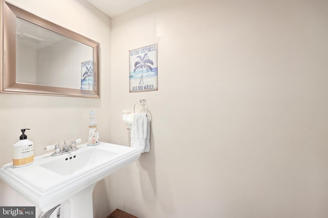bathroom with a sink