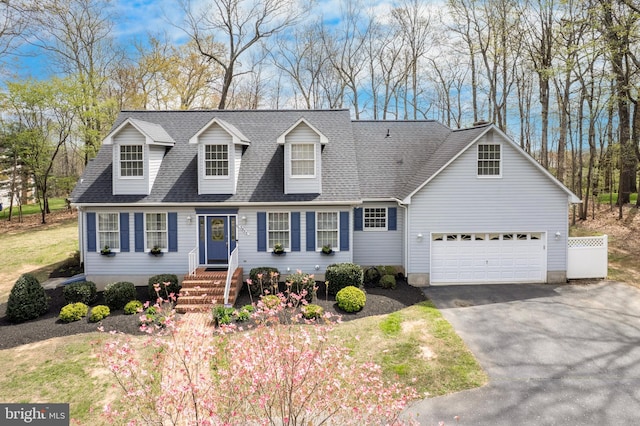5855 Springmount Ct, Eldersburg, MD 21784 - cape cod home with driveway and roof with shingles