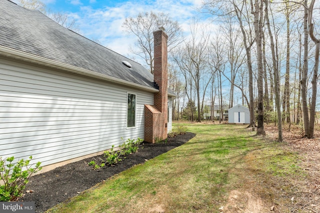 5855 Springmount Ct, Eldersburg, MD 21784 - view of yard with an outbuilding and a storage unit