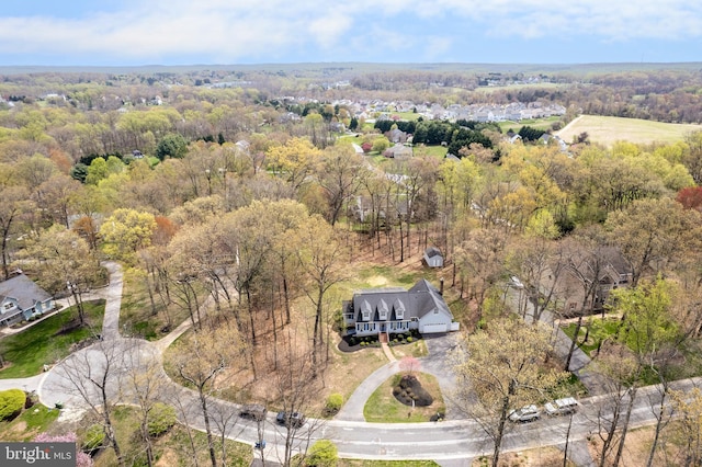5855 Springmount Ct, Eldersburg, MD 21784 - drone / aerial view with a view of trees