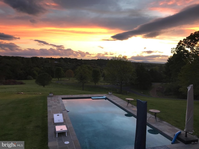 7295 Dudie Rd, Marshall, VA 20115 - swimming pool with a yard and a patio