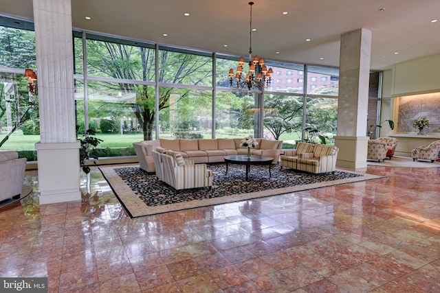 view of building lobby