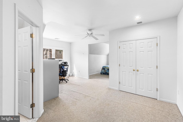 1406 Gentlemens Way, Dresher, PA 19025 - carpeted office space featuring a ceiling fan and recessed lighting