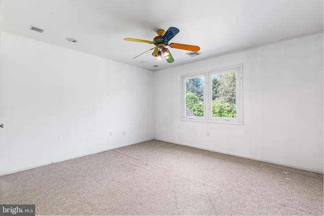 1406 Gentlemens Way, Dresher, PA 19025 - carpeted spare room with ceiling fan and baseboards