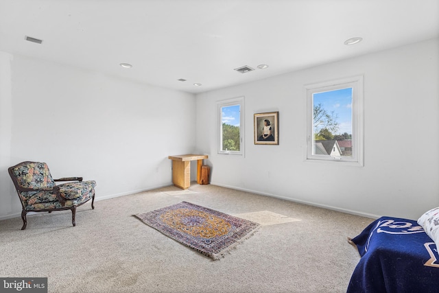 1406 Gentlemens Way, Dresher, PA 19025 - living area with carpet flooring and recessed lighting