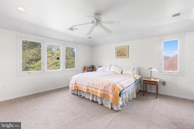 1406 Gentlemens Way, Dresher, PA 19025 - carpeted bedroom with baseboards and ceiling fan
