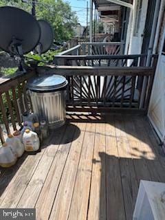 2309 Lauretta Ave, Baltimore, MD 21223 - view of wooden terrace