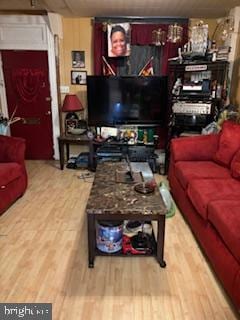 2309 Lauretta Ave, Baltimore, MD 21223 - living room with wood finished floors