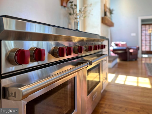 451 E Hamilton Ave, State College, PA 16801 - details featuring wood finished floors and range with two ovens
