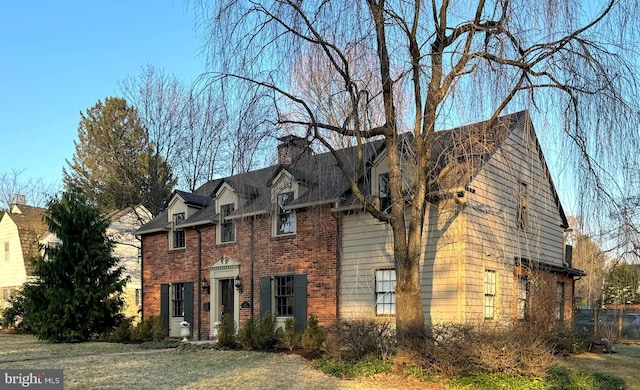 451 E Hamilton Ave, State College, PA 16801 - view of front of property with brick siding and a chimney