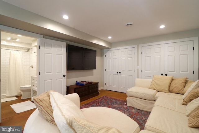 451 E Hamilton Ave, State College, PA 16801 - living room featuring recessed lighting