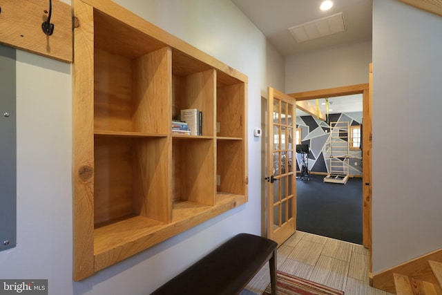 451 E Hamilton Ave, State College, PA 16801 - mudroom featuring visible vents and french doors