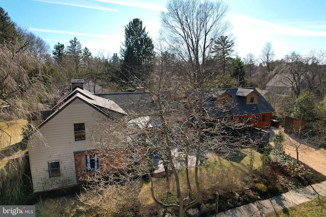 451 E Hamilton Ave, State College, PA 16801 - view of home's exterior featuring a chimney