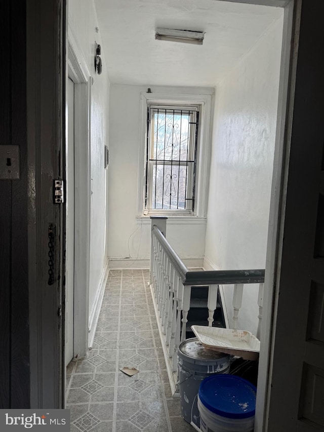 1725 N Creighton St, Philadelphia, PA 19131 - hallway featuring baseboards and tile patterned flooring