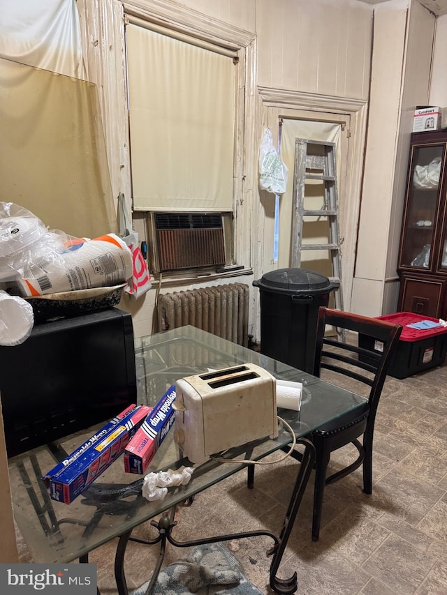 1725 N Creighton St, Philadelphia, PA 19131 - interior space featuring cooling unit and radiator heating unit