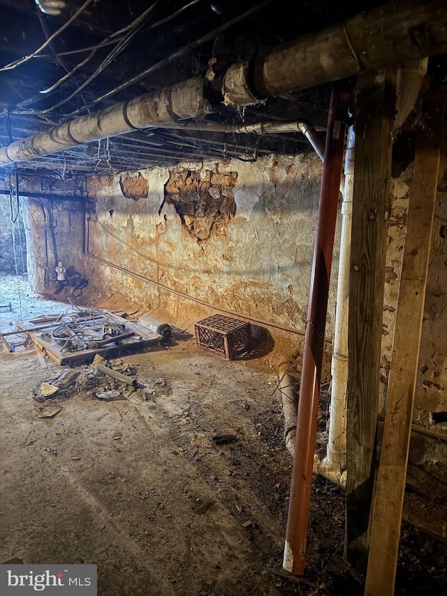 1725 N Creighton St, Philadelphia, PA 19131 - view of unfinished below grade area