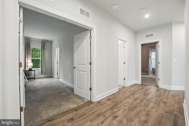 122 Boxelder Dr, Stafford, VA 22554 - hall with wood-type flooring and baseboards
