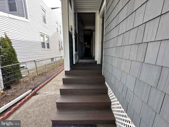 view of staircase