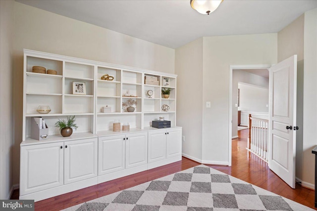 12670 Perrywood Ln, Dunkirk, MD 20754 - unfurnished bedroom with dark wood-style floors and baseboards