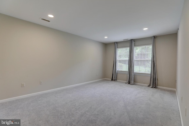 2 Rainflower Path Unit 102, Sparks Glencoe, MD 21152 - spare room with light carpet, baseboards, and recessed lighting
