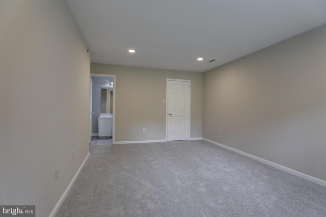 2 Rainflower Path Unit 102, Sparks Glencoe, MD 21152 - carpeted empty room with recessed lighting and baseboards