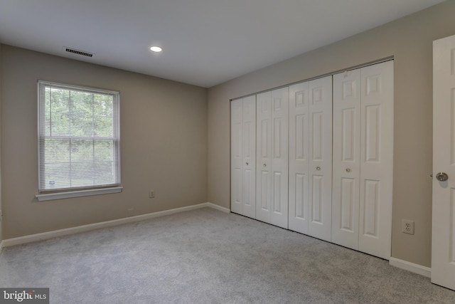 2 Rainflower Path Unit 102, Sparks Glencoe, MD 21152 - unfurnished bedroom featuring carpet, baseboards, recessed lighting, and a closet