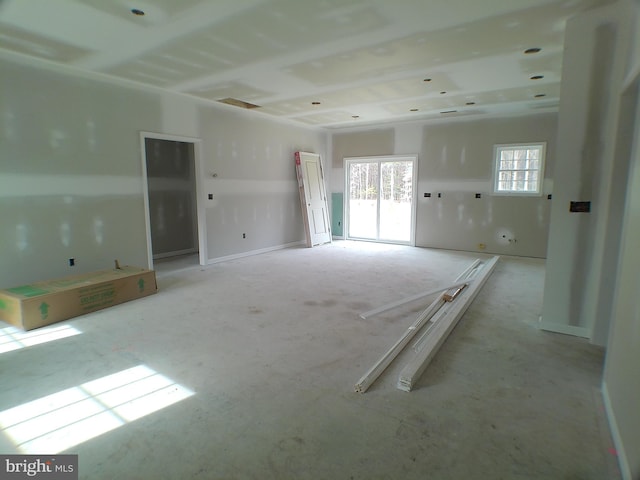 view of empty room