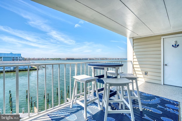 107 Convention Center Dr Unit 161D, Ocean City, MD 21842 - balcony with a water view