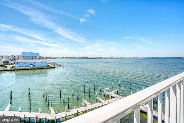 107 Convention Center Dr Unit 161D, Ocean City, MD 21842 - water view featuring a dock