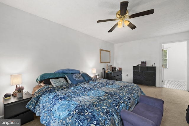 9525 Queens Guard Ct, Laurel, MD 20723 - bedroom with carpet floors and ceiling fan