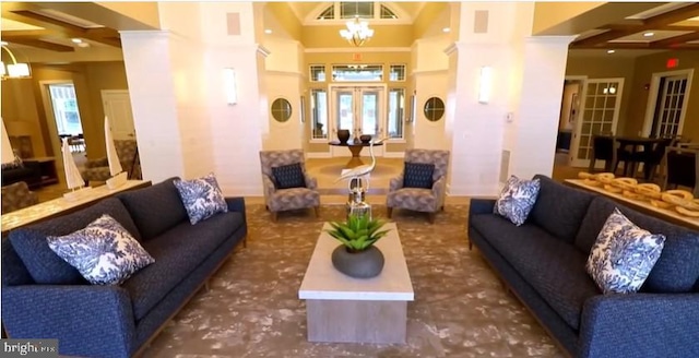 lobby featuring visible vents