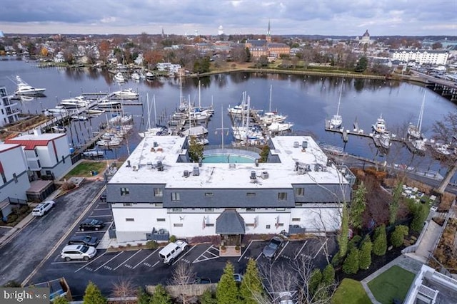 301 Burnside St Unit B 302, Annapolis, MD 21403 - birds eye view of property featuring a water view