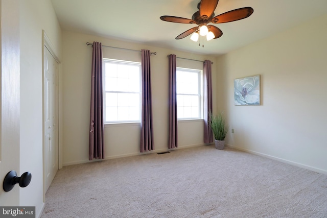 311 Treetops Dr, State College, PA 16801 - spare room with ceiling fan, baseboards, and carpet floors
