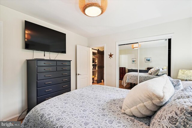 993 Hillendale Dr, Annapolis, MD 21409 - bedroom with baseboards and a closet