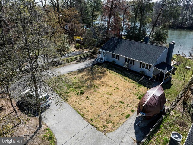 993 Hillendale Dr, Annapolis, MD 21409 - bird's eye view featuring a water view