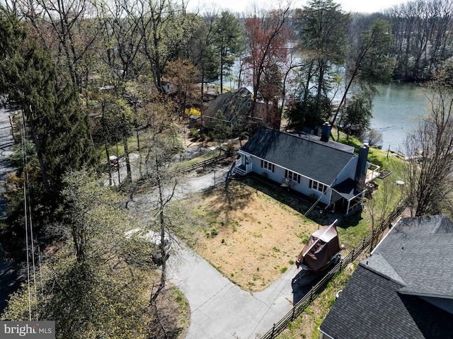 993 Hillendale Dr, Annapolis, MD 21409 - drone / aerial view featuring a water view