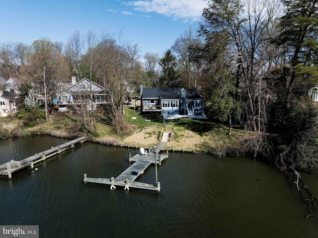 993 Hillendale Dr, Annapolis, MD 21409 - view of dock featuring a water view
