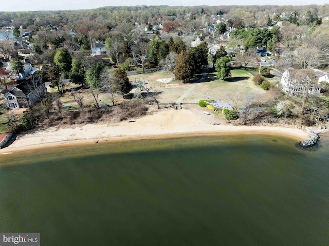 993 Hillendale Dr, Annapolis, MD 21409 - aerial view with a forest view and a water view