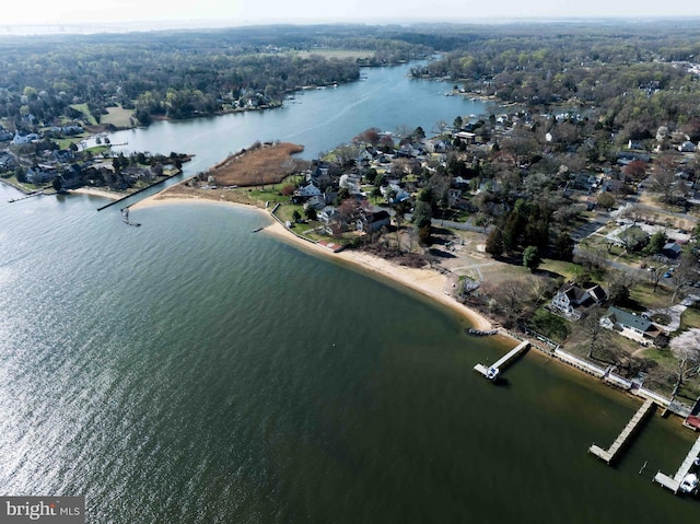 993 Hillendale Dr, Annapolis, MD 21409 - aerial view featuring a water view