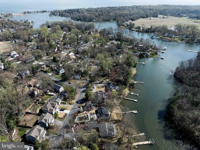 993 Hillendale Dr, Annapolis, MD 21409 - drone / aerial view with a water view