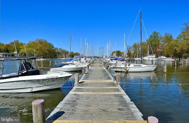 993 Hillendale Dr, Annapolis, MD 21409 - dock area featuring a water view