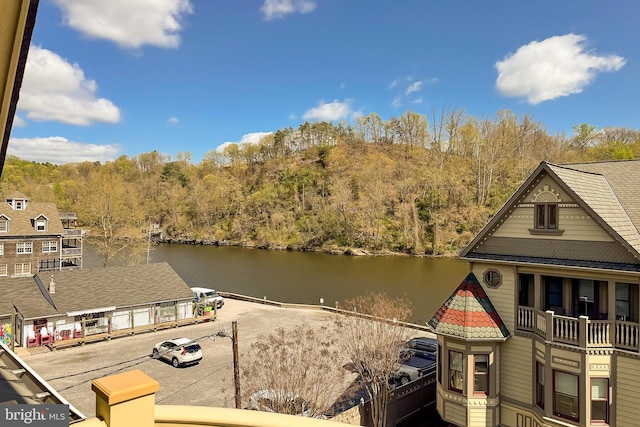 property view of water