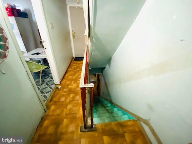 view of stairway