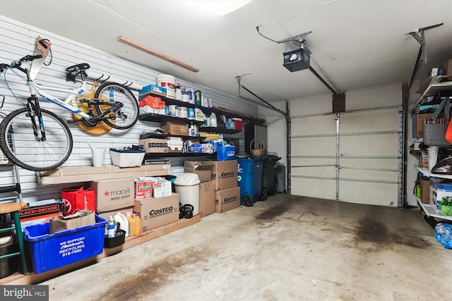 3814 Woodlawn Ct, Alexandria, VA 22304 - garage featuring a garage door opener