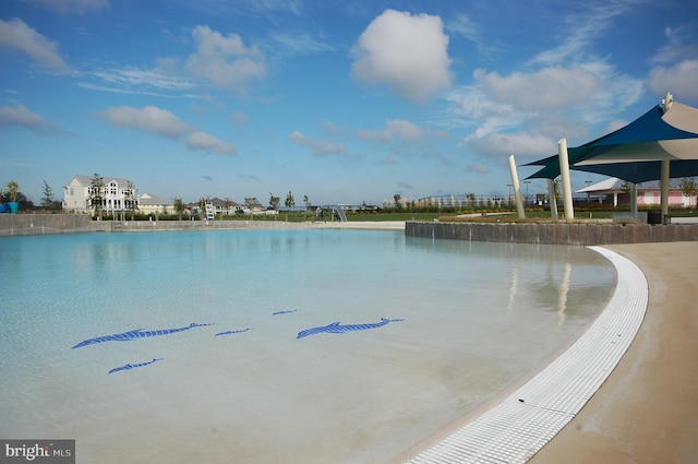 view of water feature