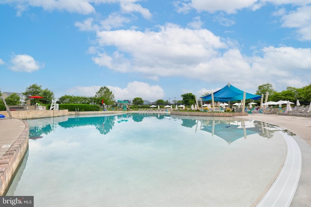view of community pool