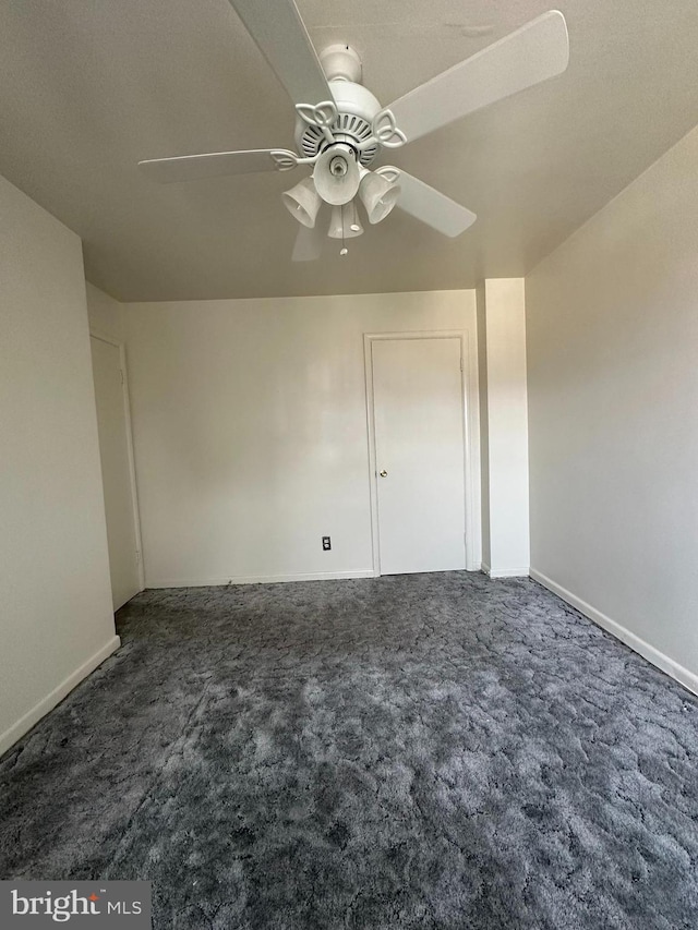 1224 Sheridan Ave, Baltimore, MD 21239 - interior space with baseboards, a ceiling fan, and carpet