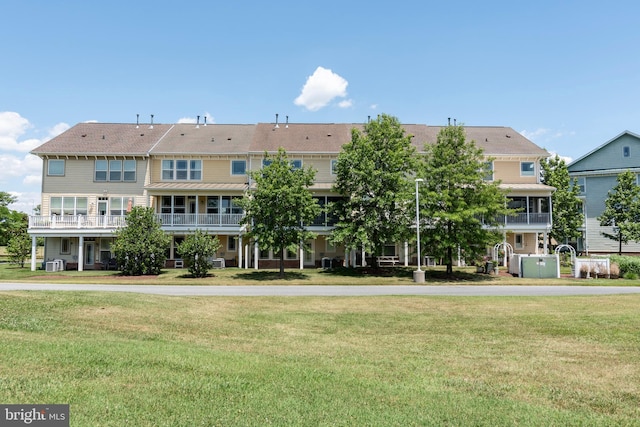 2804 Persimmon Pl Unit D3, Cambridge, MD 21613 - view of property featuring central AC unit